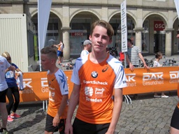 Johannes im Ziel